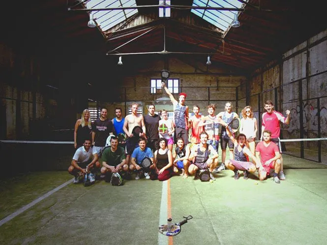 Gruppenfoto in der Batteriefabrik Berlin, 2012