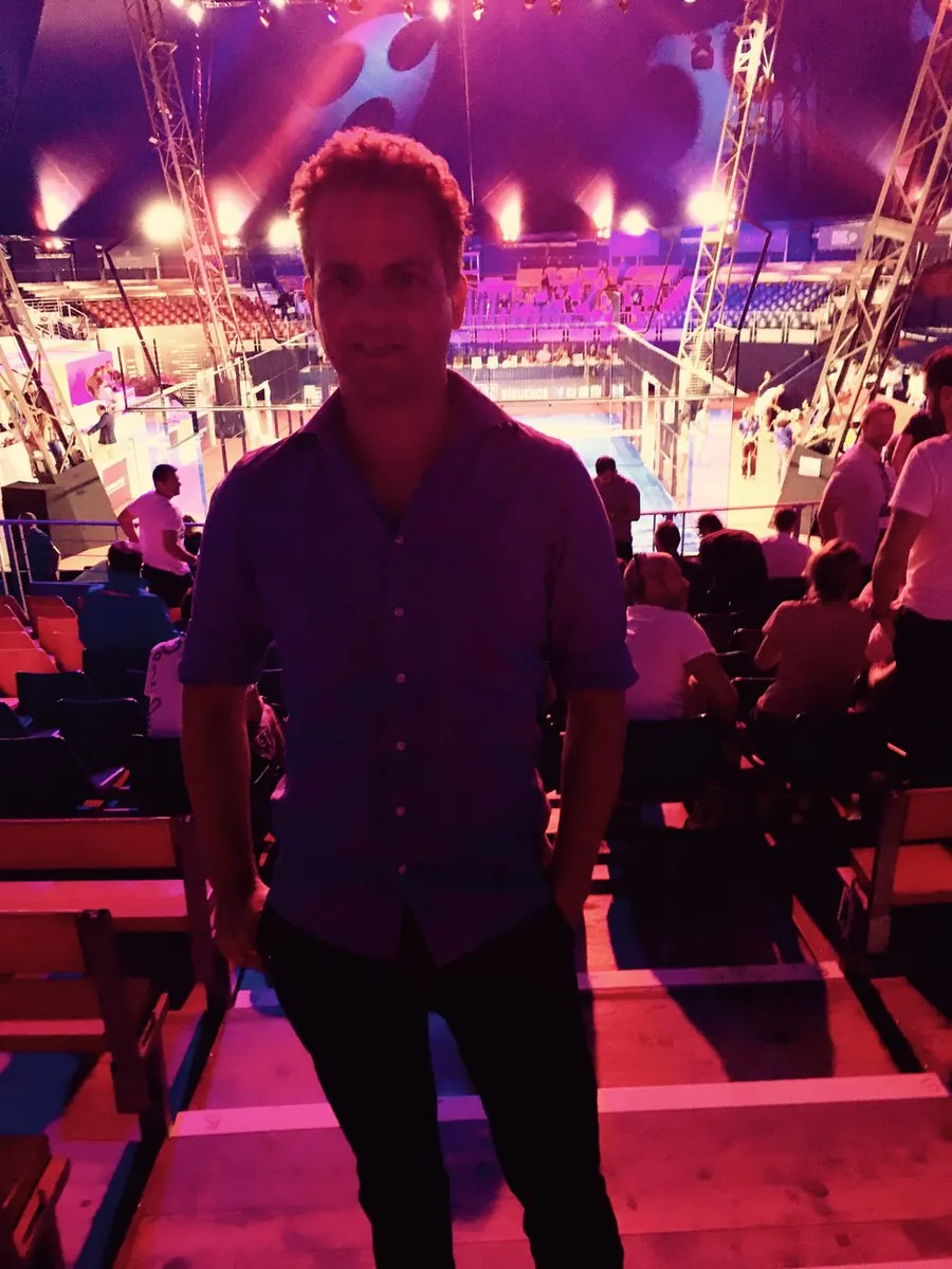 Auf der Tribüne bei der World Padel Tour in Monte Carlo, 2016