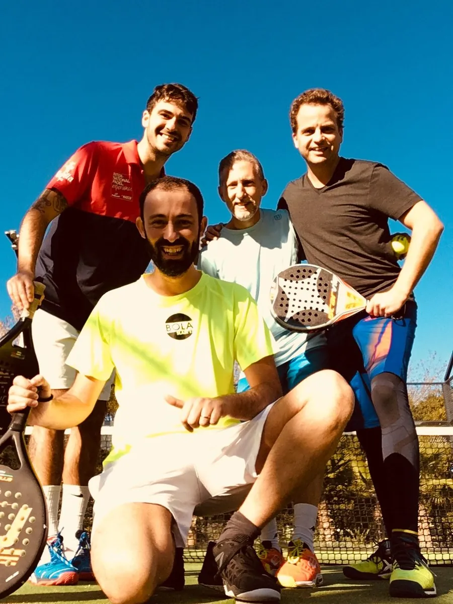 Padel-Court bei Bola Padel Roma, Dezember 2017
